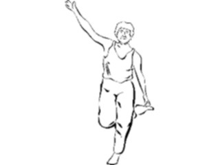 Sticker Custom Preview Image #059189 Fitness Stretching Exercise Stretch09