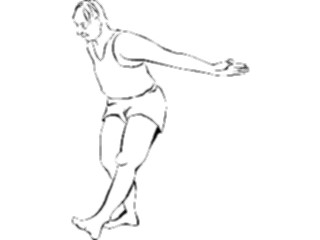 Sticker Custom Preview Image #059190 Fitness Stretching Exercise Stretch10