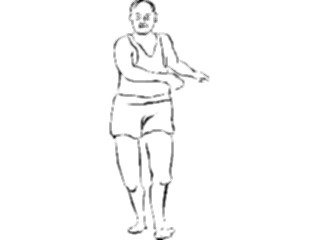 Sticker Custom Preview Image #059191 Fitness Stretching Exercise Stretch11