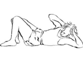 Sticker Custom Preview Image #059195 Fitness Stretching Exercise Stretch15