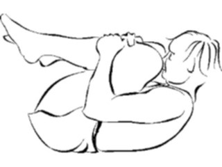 Sticker Custom Preview Image #059196 Fitness Stretching Exercise Stretch16