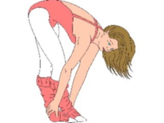 Sticker Custom Preview Image #059233 Fitness Stretching Exercise Stretch53