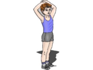 Sticker Custom Preview Image #059236 Fitness Stretching Exercise Stretch56