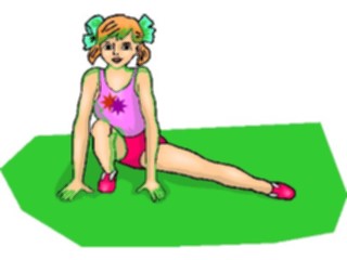 Sticker Custom Preview Image #059250 Fitness Stretching Exercise Stretch70