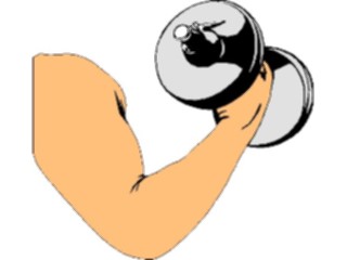 Sticker Custom Preview Image #059263 Fitness Stretching Exercise Weight Lifting01