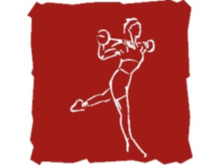 Sticker Custom Preview Image #059279 Fitness Stretching Exercise Weight Lifting17