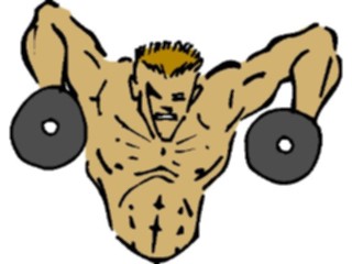 Sticker Custom Preview Image #059293 Fitness Stretching Exercise Weight Lifting31