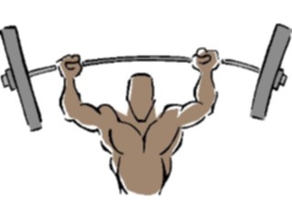 Sticker Custom Preview Image #059294 Fitness Stretching Exercise Weight Lifting32