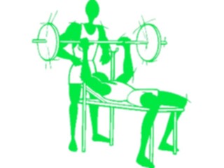 Sticker Custom Preview Image #059296 Fitness Stretching Exercise Weight Lifting34