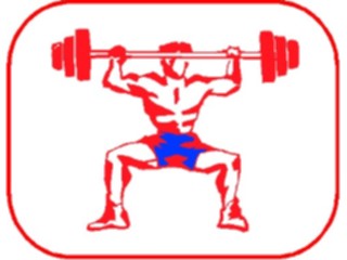 Sticker Custom Preview Image #059324 Fitness Stretching Exercise Weight Lifting62