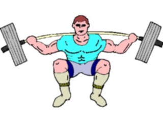 Sticker Custom Preview Image #059326 Fitness Stretching Exercise Weight Lifting64