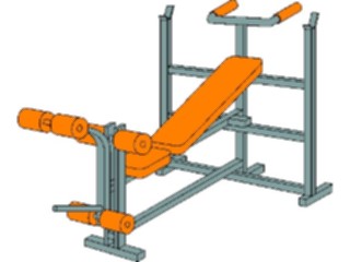 Sticker Custom Preview Image #059331 Fitness Stretching Exercise Weight Machine