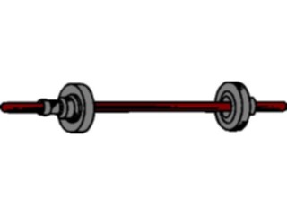 Sticker Custom Preview Image #059339 Fitness Stretching Exercise Weights Barbell08