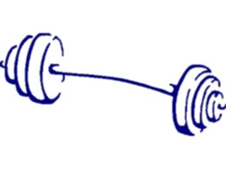 Sticker Custom Preview Image #059340 Fitness Stretching Exercise Weights Barbell09