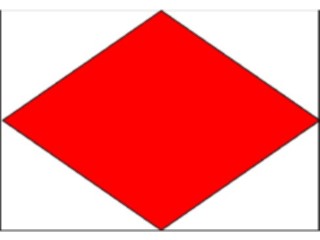 Sticker Custom Preview Image #059438 Flags Nautical Flags Foxtrot1