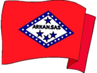 Sticker Custom Preview Image #059552 Flags U S A State Flags Arkansas