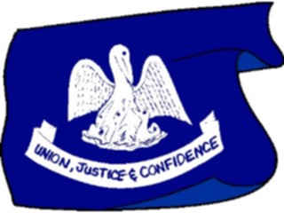 Sticker Custom Preview Image #059569 Flags U S A State Flags Louisiana1