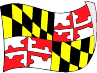 Sticker Custom Preview Image #059572 Flags U S A State Flags Maryland1