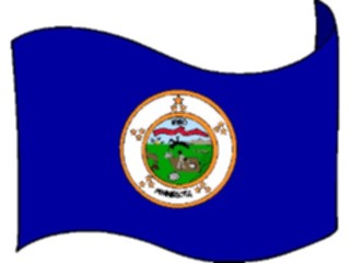 Sticker Custom Preview Image #059577 Flags U S A State Flags Minnesota1