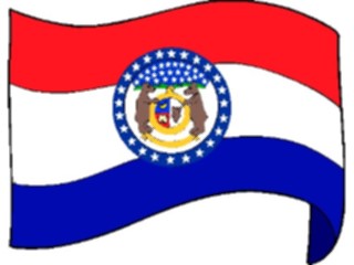 Sticker Custom Preview Image #059582 Flags U S A State Flags Missouri1