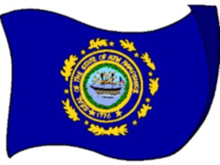 Sticker Custom Preview Image #059587 Flags U S A State Flags New Hampshire