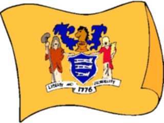 Sticker Custom Preview Image #059588 Flags U S A State Flags New Jersey