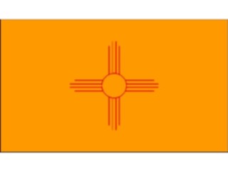 Sticker Custom Preview Image #059589 Flags U S A State Flags New Mexico1