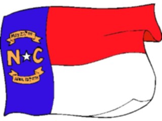 Sticker Custom Preview Image #059593 Flags U S A State Flags North Carolina1