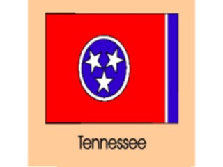 Sticker Custom Preview Image #059607 Flags U S A State Flags Tennessee3