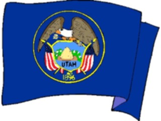 Sticker Custom Preview Image #059610 Flags U S A State Flags Utah