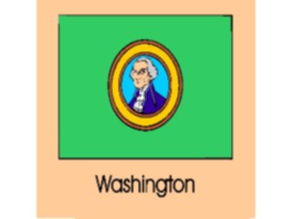 Sticker Custom Preview Image #059614 Flags U S A State Flags Washington2