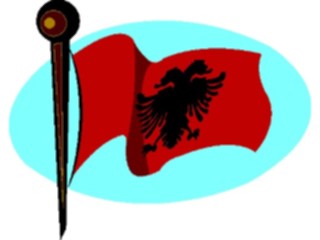 Sticker Custom Preview Image #059625 Flags World Albania2