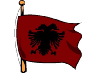 Sticker Custom Preview Image #059626 Flags World Albania3