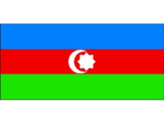 Sticker Custom Preview Image #059651 Flags World Azerbaijan1