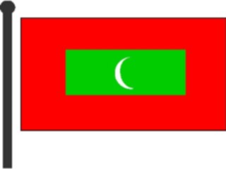 Sticker Custom Preview Image #059889 Flags World Maldive Islands