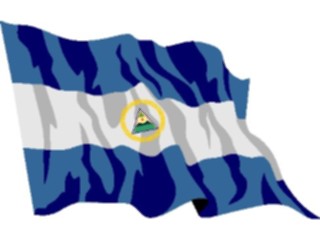 Sticker Custom Preview Image #059937 Flags World Nicaragua2