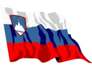 Sticker Custom Preview Image #060002 Flags World Slovenia2