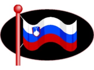 Sticker Custom Preview Image #060003 Flags World Slovenia3