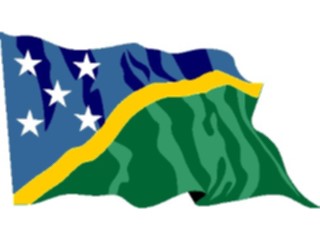Sticker Custom Preview Image #060006 Flags World Solomon Islands2