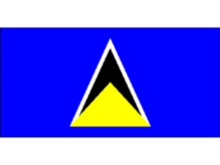 Sticker Custom Preview Image #060021 Flags World St Lucia1