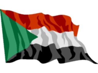 Sticker Custom Preview Image #060027 Flags World Sudan2