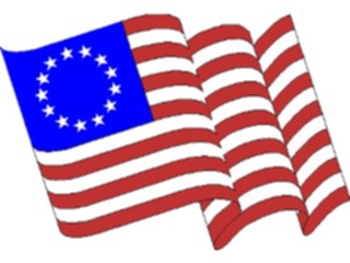 Sticker Custom Preview Image #060085 Flags World U S A13 Colonies