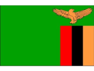 Sticker Custom Preview Image #060120 Flags World Zambia