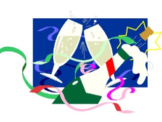 Sticker Custom Preview Image #060122 Food Drink Drinks- Alcoholic Champagne Glasses1