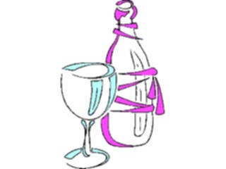 Sticker Custom Preview Image #060140 Food Drink Drinks- Alcoholic Wine Glass16