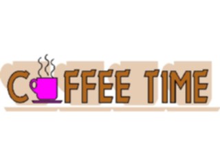 Sticker Custom Preview Image #060174 Food Drink Advertising Titles Coffee Time