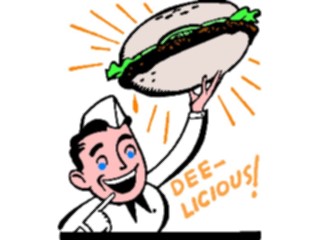 Sticker Custom Preview Image #060186 Food Drink Advertising Titles Dee Licious