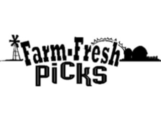 Sticker Custom Preview Image #060194 Food Drink Advertising Titles Farm Fresh Picks
