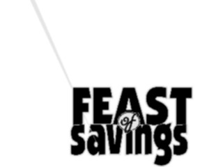 Sticker Custom Preview Image #060195 Food Drink Advertising Titles Feastof Savings