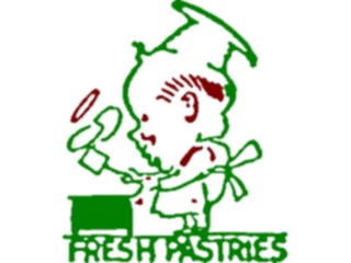 Sticker Custom Preview Image #060206 Food Drink Advertising Titles Fresh Pastries1